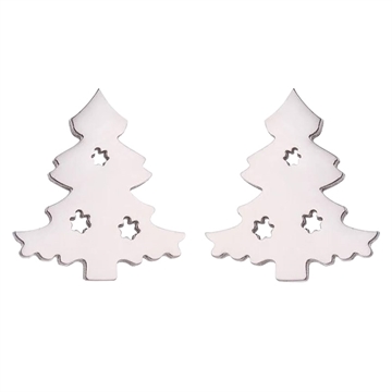 juleøreringe-juletræ-sølv-look