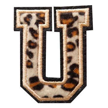 strygemærke-bogstav-u-leopard