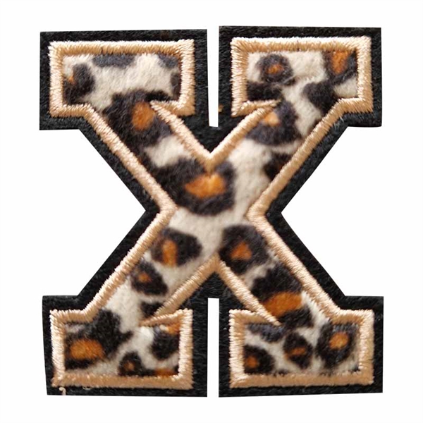strygemærke-bogstav-x-leopard