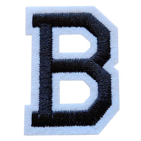 Strygemærke-bogstav-B-sort