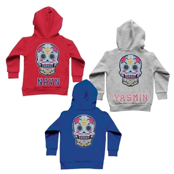 design-din-egen-hættetrøje-hoodie-sugarskull-navn