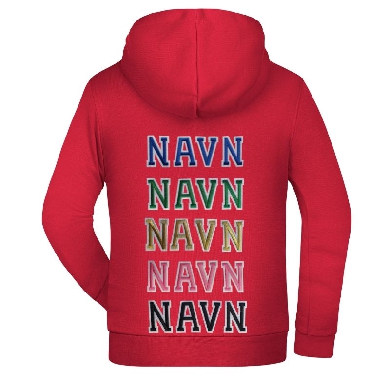 Ælte Bare overfyldt tandpine Design din egen hoodie I Palliet kattehoved og navn