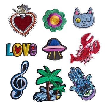 strygemærker 9 styk