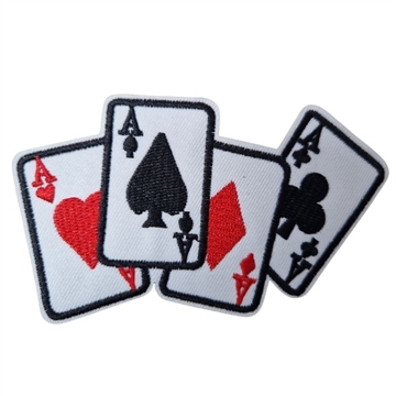 Strygemærke spillekort esser 11,x7,5 cm