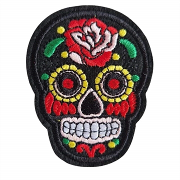 Strygemærke sugar skull sort 5,5x7,5