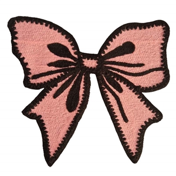 SYMÆRKE sløjfe lyserød 19x18 cm