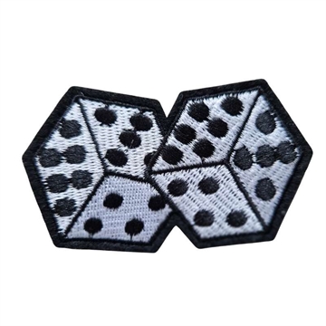 Strygemærke terninger 8x4 cm