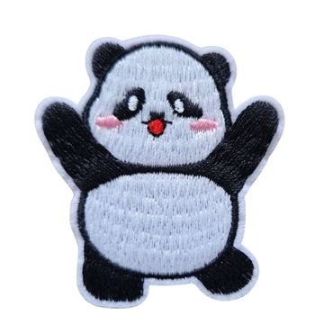 Strygemærke Panda 5,5x5,5 cm