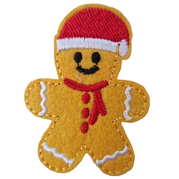 Strygemærke kagemand 4x6 cm