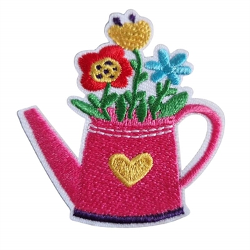 Strygemærke vandkande pink 7x5,5 cm