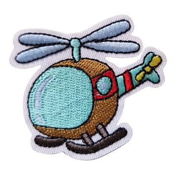 Strygemærke helikopter 5,5x5 cm