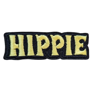Strygemærke HIPPIE 6,5x2 cm