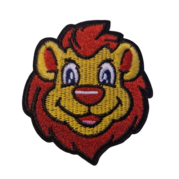 Strygemærker løve hoved 7x8 cm