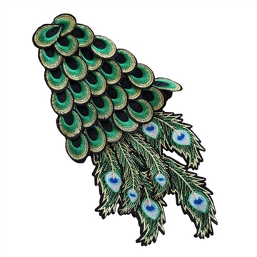 SYMÆRKE påfugle hale 43x21 cm