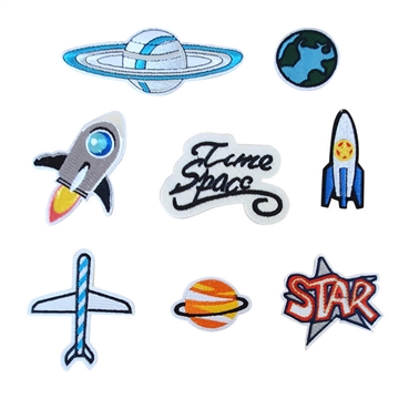 strygemærker-rumraketter-space-rummet-sæt-patches