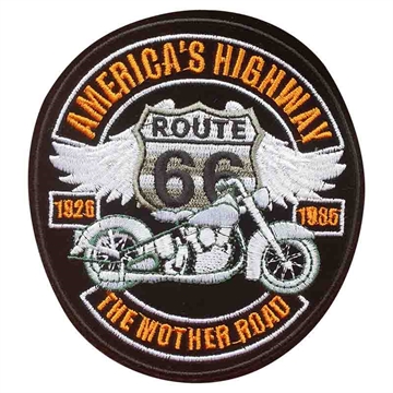strygemærker-biker-patches-motorcykel-route-66-strykemerke