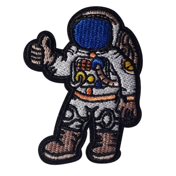 Strygemærke-rummand-astronaut-rumdragt-sølv