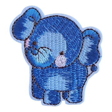 strygemærke-elefant-blå