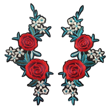 strygemærker-blomster-ranker