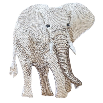 strygemærke-elefant-grå