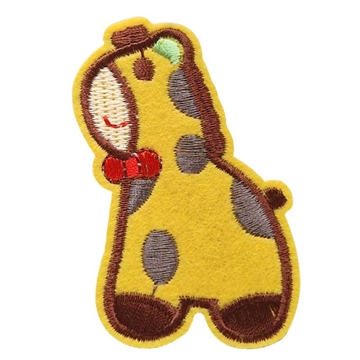 Strygemærke giraf 4,5x7 cm 