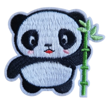 Strygemærke Panda 5,5x6,5 cm
