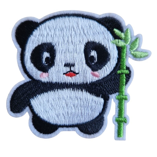 Strygemærke Panda 5,5x6,5 cm