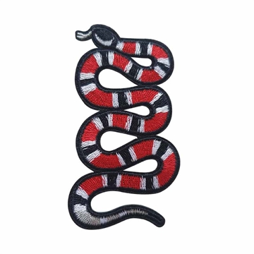 strygemærke-slange-rød
