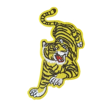 strygemærke-tiger-gul