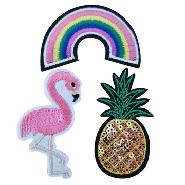 strygemærke-flamingo-ananas-regnbue