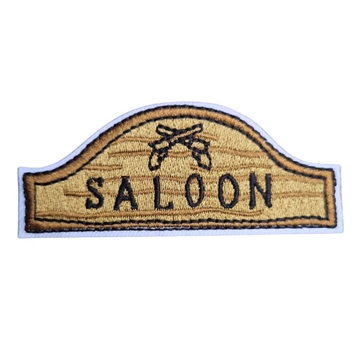 Strygemærke SALOON 8x3 cm