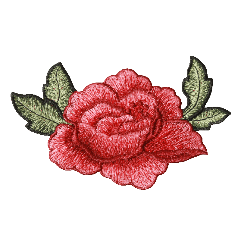 Symærke/applikation rød rose I Køb nu levering
